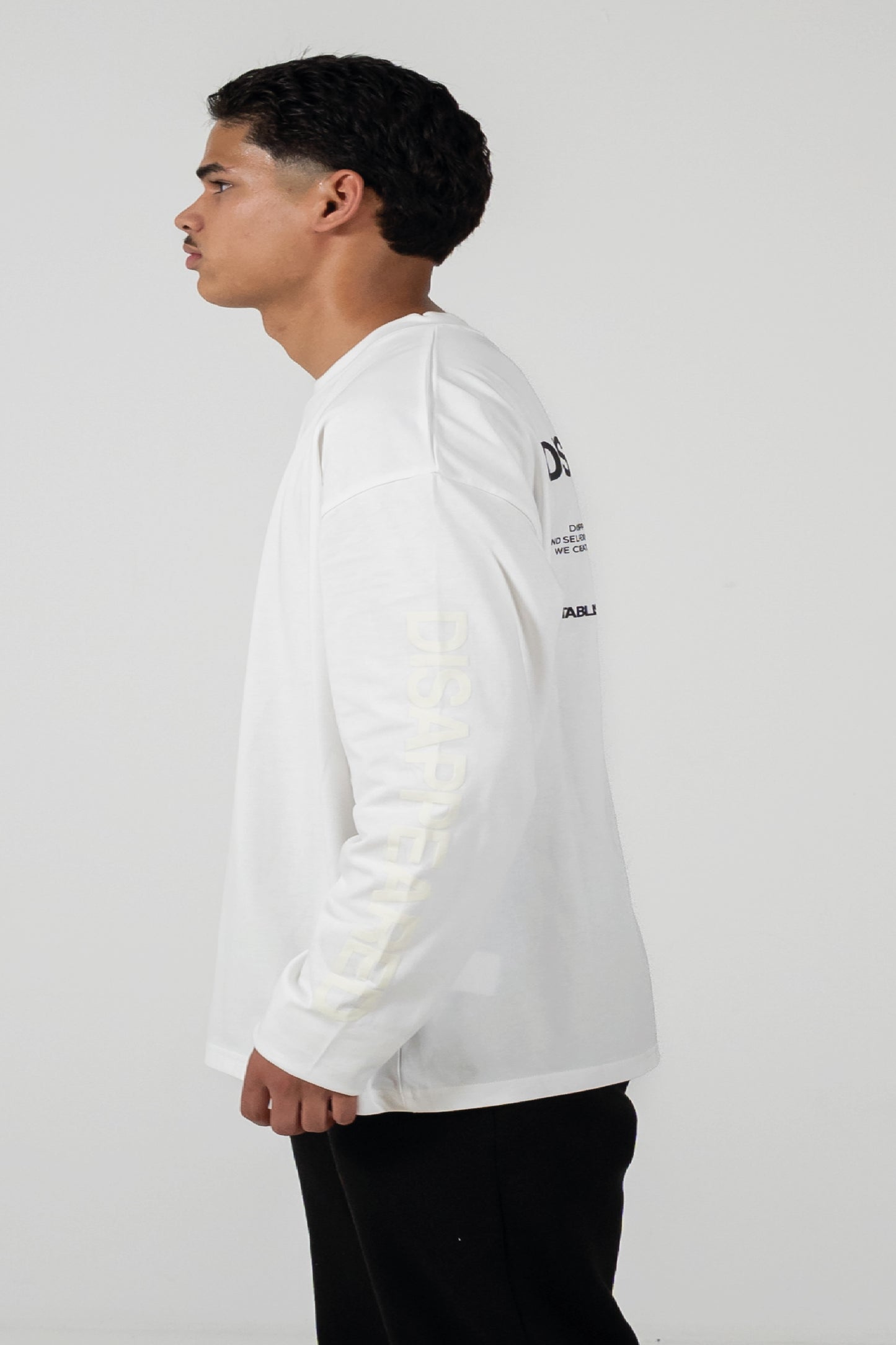 DSPD SIGNATURE Longe Sleeve - Off-White